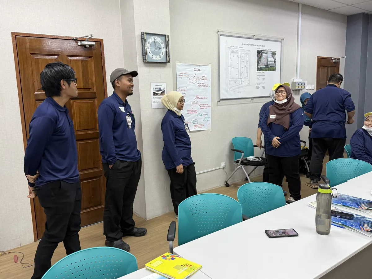 Client visit to NHK Manufacturing